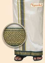 Korvai Silk Dhoti 5 Kan a ethnic wear for men | kannika