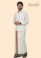 Korvai Silk Dhoti 7 Kan a ethnic wear for men | kannika