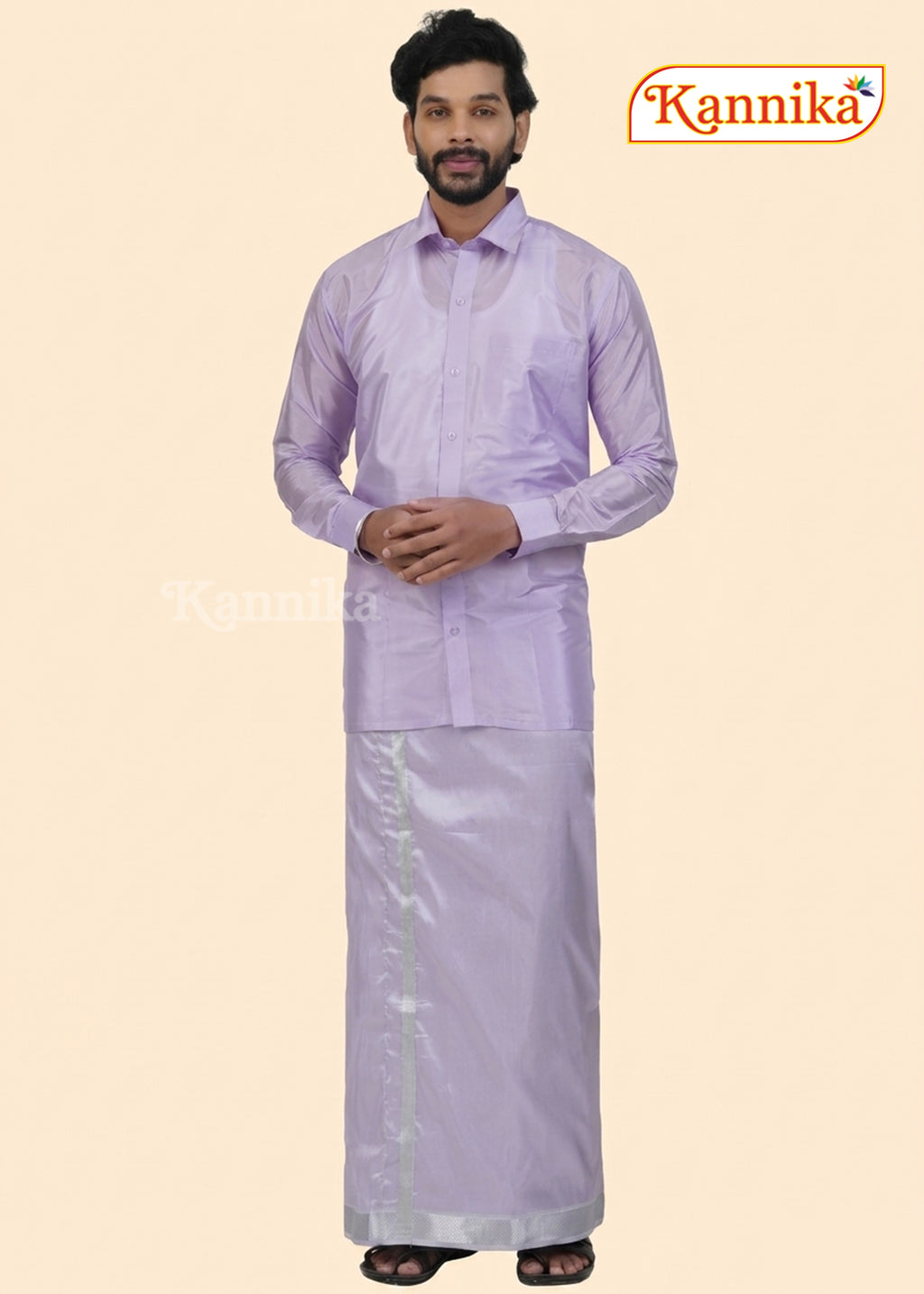 Mappillai Dhoti Suit Sets For Wedding Art Silk
