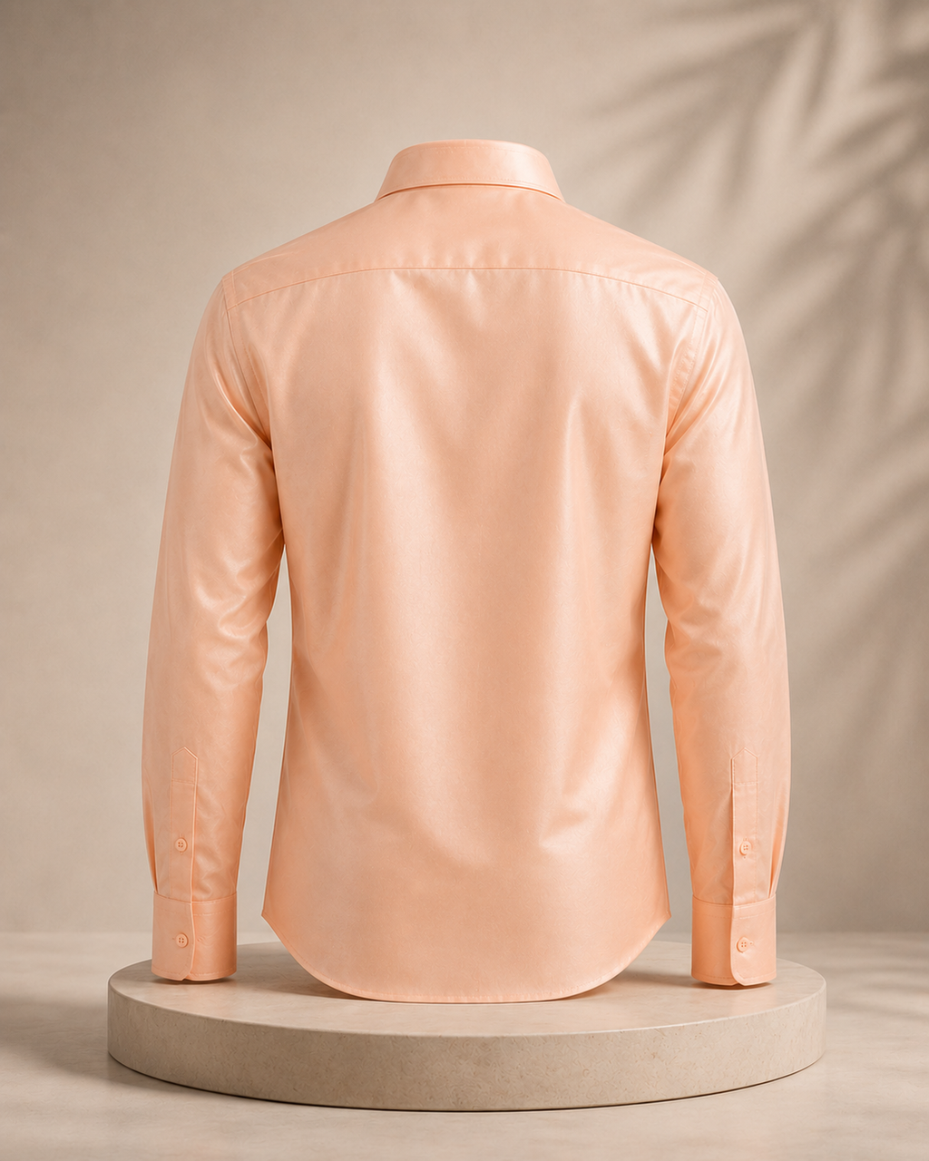 Premium Men's Cotton Shirt – Regular Fit | Full Sleeve | Comfortable Everyday Wear-orange