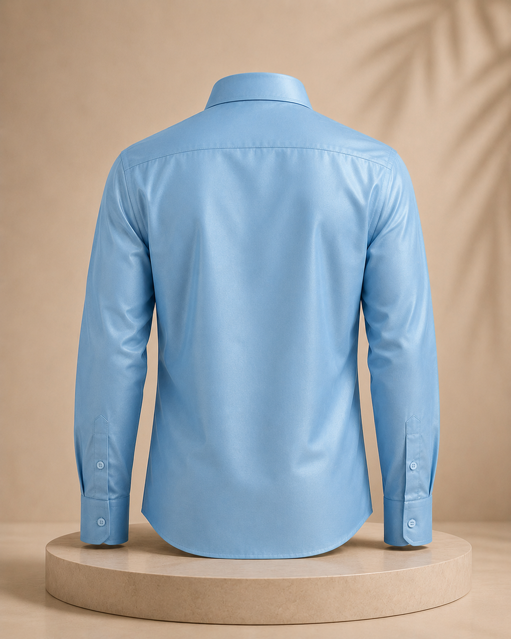 Premium Men's Cotton Shirt – Regular Fit | Full Sleeve | Comfortable Everyday Wear | Blue