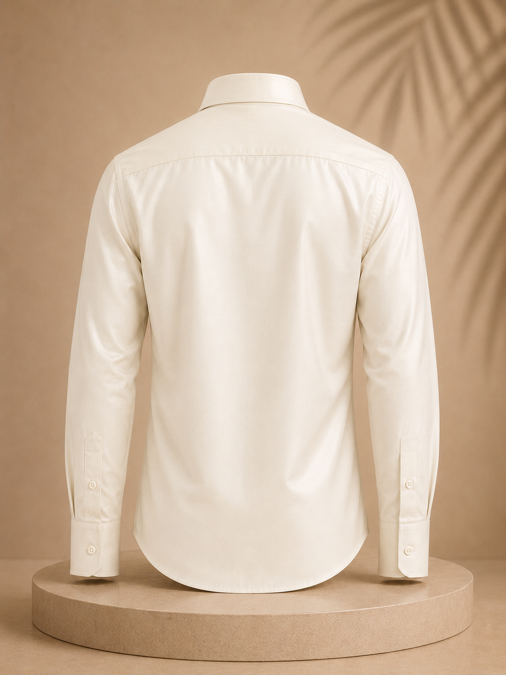 Premium Men's Cotton Shirt – Regular Fit | Full Sleeve | Comfortable Everyday Wear | White